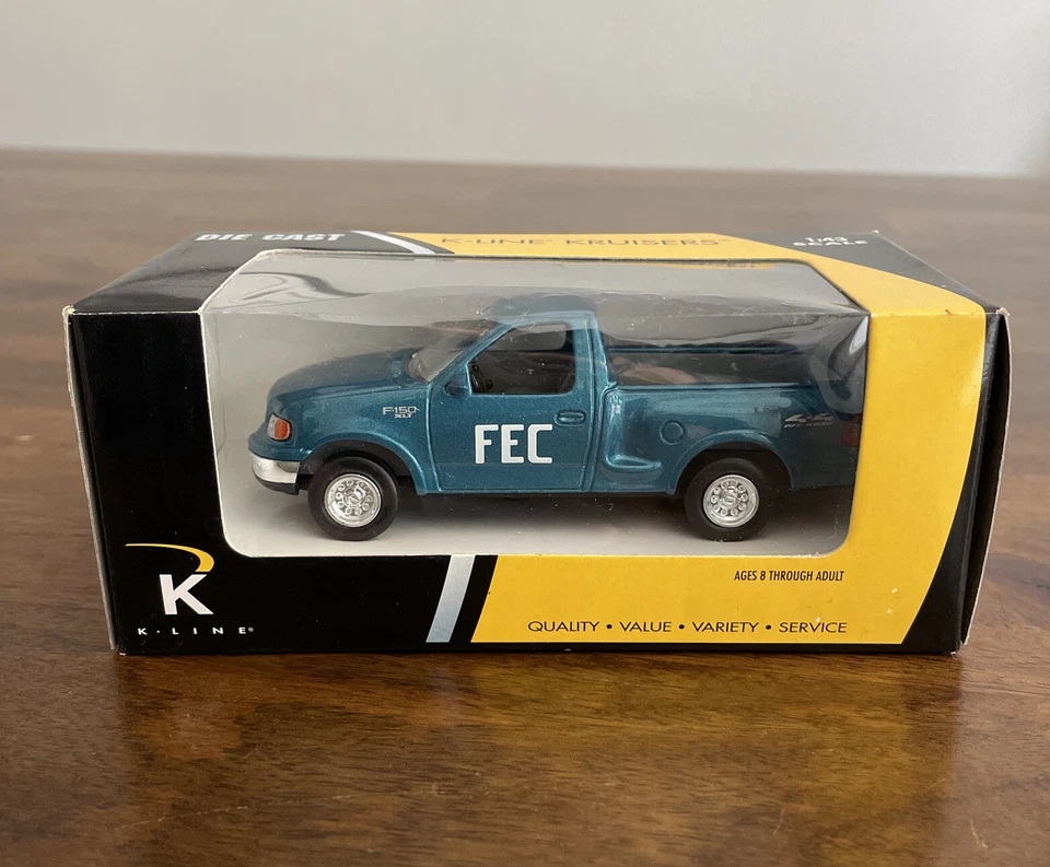 K-Line Kruisers Die Cast 1:43 K-94365 FEC 97 Teal Ford Pick-Up Truck NEW - Image 1 of 4