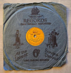 Very Rare Victory 78 RPM Record (1928) – Po-Kee O-Kee Oh / Poet and Peasant Pt 1 - Picture 1 of 3