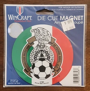 Federacion Mexicana De Futbol Asociacion Refrigerator Magnet, 4 Inch Diameter - Picture 1 of 3