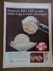 1959 Foremost Dairy Foods Ad Big Dip Ice Milk Ice cream