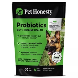 Probiotics Gut & Health Duck Flavor Supplement for Dog - 60ct - Picture 1 of 7