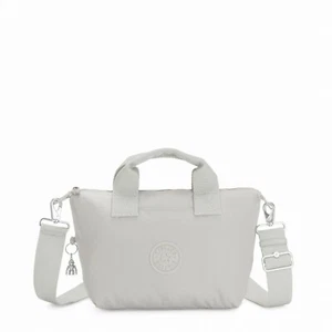 KIPLING MINI TOTE HANDBAG KALA SHOULDER BAG IN STONE ORIGIN GREY - Picture 1 of 4