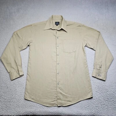 Kenneth Cole Reaction Mens Medium 15.5 Long Sleeve Button Down Collared - Image 1 of 4