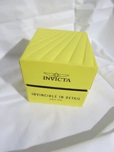 Invicta Watch Box Yellow Excellent Condition - Picture 1 of 9