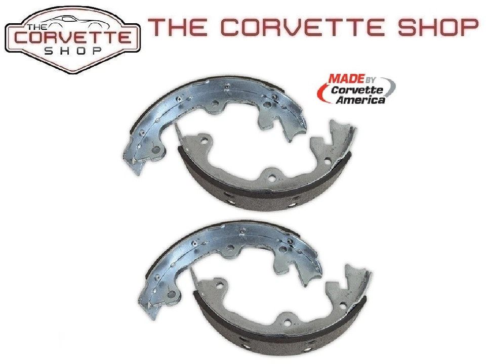 C2 C3 Corvette Parking Emergency Brake Drum Shoes Pads 4pc Set 1965-82 1766 - Image 1 of 1