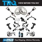 Trq 22Pc Steering Suspension Brake Kit Control Arms Tie Rods Axles Pads And Rotors