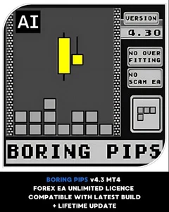 Boring Pips MT4 Forex EA Robot Metatrader Latest v4.3 with unlimited licence! - Picture 1 of 11