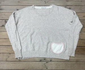 Camicia Tsumori Chisato taglia 2 donna beige "gatti" tasche blusa Issey Miyake - Foto 1 di 6
