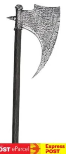 Medieval Warrior King 90cm Axe Costume Weapon Knight Book Week Halloween - Picture 1 of 1