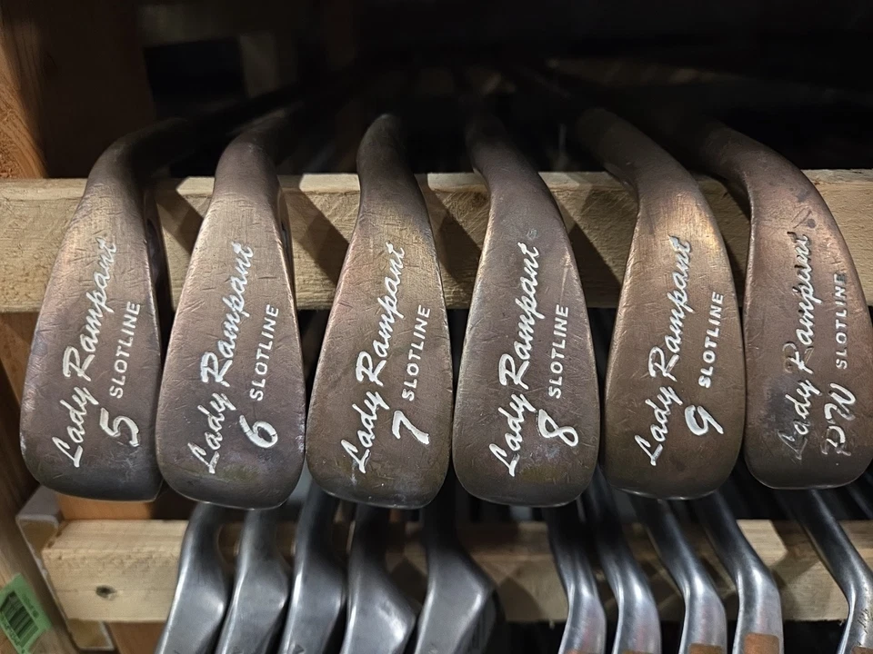 Slotline Lady Rampant Beryllium Copper Irons Arthritic Grips Graphite Light Flex - Image 1 of 4