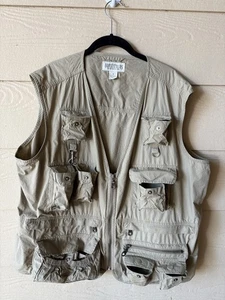 Men’s Tactical Cargo Vest,XL, Hunting,Fishing,Lightweight, Cotton,Multi Pockets - Picture 1 of 15