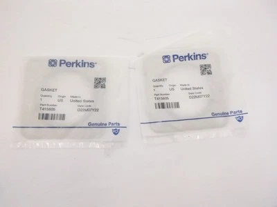 2 件装 Perkins 垫片密封 T415605 适用于 404F-22 发动机 — 第 1/2 张图片