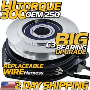 HiTorque 300ftlb (OEM 250) BIGBearing Billet Pulley PTO Clutch for Scag 461661 - Picture 1 of 8