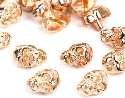 Skull Head Rapid Rivets and Studs, Metal Double Cap Compression Rivet, Speedy... - Image 1 of 4
