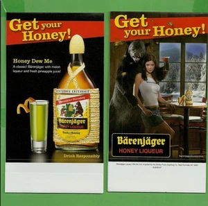 Tienda de mesa tarjeta de receta Barenjager By Jagermeister 2007 nuevo de stock Honey Dew Me - Imagen 1 de 1