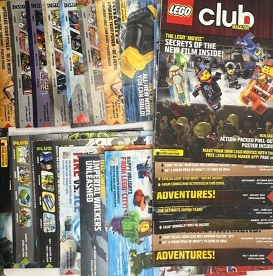 Lego Club Magazine Lot of 23 2014,15,16 Kids Building Ideas Toys Collectors - Image 1 of 4
