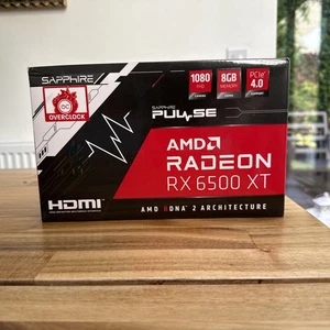 Sapphire PULSE Radeon RX 6500 XT OC AMD 8 GB GDDR6 - Superb Condition - Picture 1 of 7