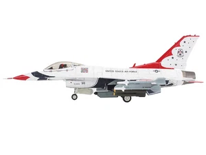 Lockheed F-16C Fighting Falcon Fighter Aircraft "No.10 Thunderbirds Warbird" Uni - Picture 1 of 4