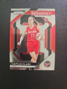 2024 WNBA Caitlin Clark Monopoly Prizm Insert Rookie RC Indiana Fever WNBA27 - Picture 1 of 2