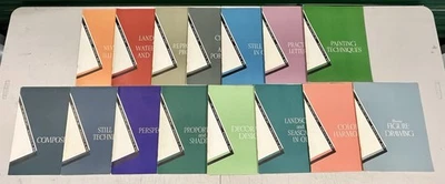 Лот из 13 Vintage Art Instruction Inc. Уроки техники рисования 1950-е - Изображение 1 из 4