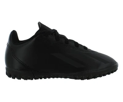 Adidas X Crazyfast.4 TF GS Boys Shoes Size 5, Color: Core Black/Core Black/Core — 第 1/4 张图片