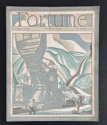 FORTUNE MAGAZINE APRIL 1932 - Image 1 of 4
