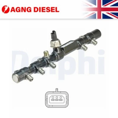 Delphi High Pressure Fuel Rail 9145A010B SSANGYONG REXTON KORANDO A6650700195 - Image 1 of 4