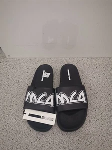 Alexander Mcqueen Sliders\✅Schwarz mit weißem McQ Logo\UKSize 9\EU43 BWT - Bild 1 von 9