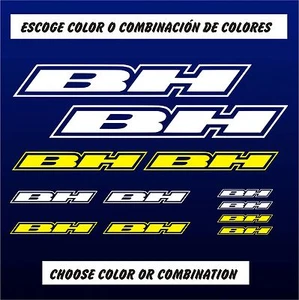 KIT - PEGATINAS - STICKERS - VINILO -LAMINA- PACK- BICICLETA - BIKE - BH - VINYL - Picture 1 of 21