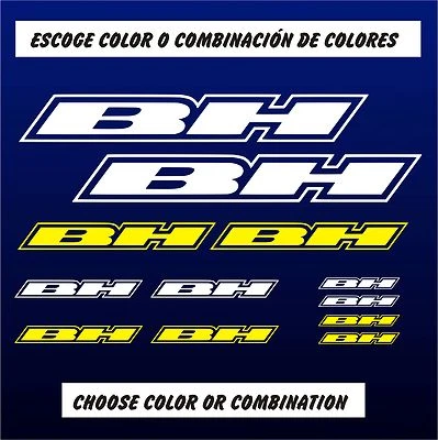 KIT - PEGATINAS - STICKERS - VINILO -LAMINA- PACK- BICICLETA - BIKE - BH - VINYL