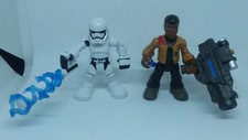 Star Wars Galactic Heroes Riot Trooper & Finn Figures