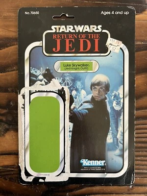 Luke Skywalker Jedi Knight Outfit Cardback Kenner Star Wars 1983 - image 1 of 2