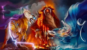 Pokemon Playmat Entei Suicine Raikou Cloth Stitched - Picture 1 of 1