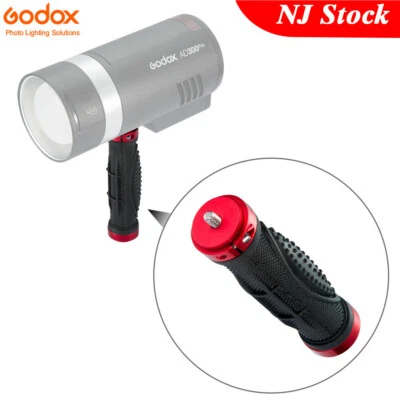 Estabilizador de mano rojo de 1/4 "EE. UU. Montaje de tornillo hembra para luz LED flash de cámara Foto 1 de 4