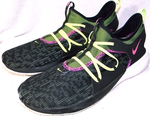 Nike "Flex Contact 3", Zapatos para Correr, Negro Volt Glow, Venta al por menor $219, Talla 14M - Imagen 1 de 11