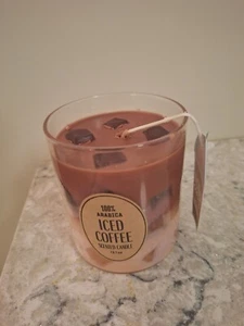 Coffee Candle Soy Wax Latte-Scented Iced Happy Mother's Day Gift 13oz New - Picture 1 of 3