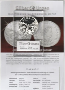 1 OZ Kanada 2022 Black History Underground Railroad 20$ Silber 999 in PP - (37) - Bild 1 von 5