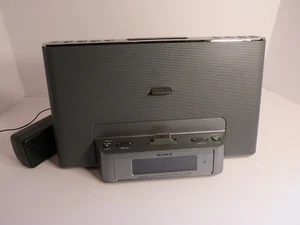 Station d'accueil Sony Dream Machine ICF-CS15iP pour iPhone iPod SilverWorking - Photo 1 sur 4