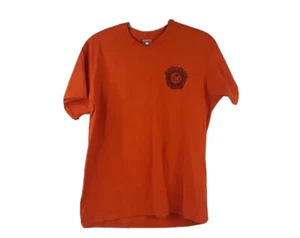 Windjammer Mens Vintage T-shirt Orange Large International Brotherhood Graphic - Picture 1 of 7