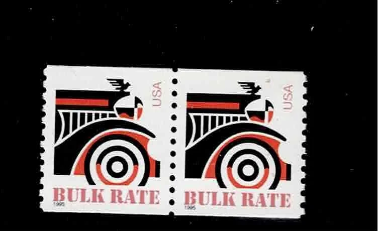 US Scott #2905, PAIR 1995 Automobile 10c VF MNH - Image 1 of 1