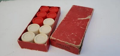 Vintage WM. F. Drueke & Sons Checkers  No. 73 w Original Box - Image 1 of 4