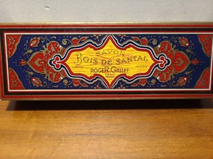 Roger Gallet Savon Bois De Santal Soap Set 3 Paris France SandalWood VINTAGE NEW - Picture 1 of 9