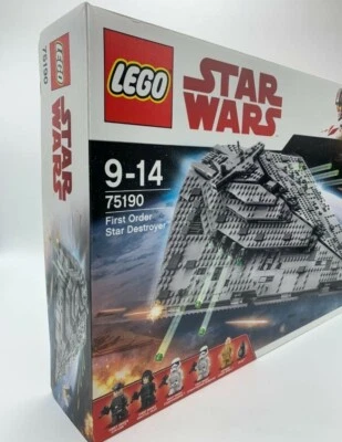 Lego 75190 Star Wars First Order Star Destroyer 1416pcs SEALED - Image 1 of 4