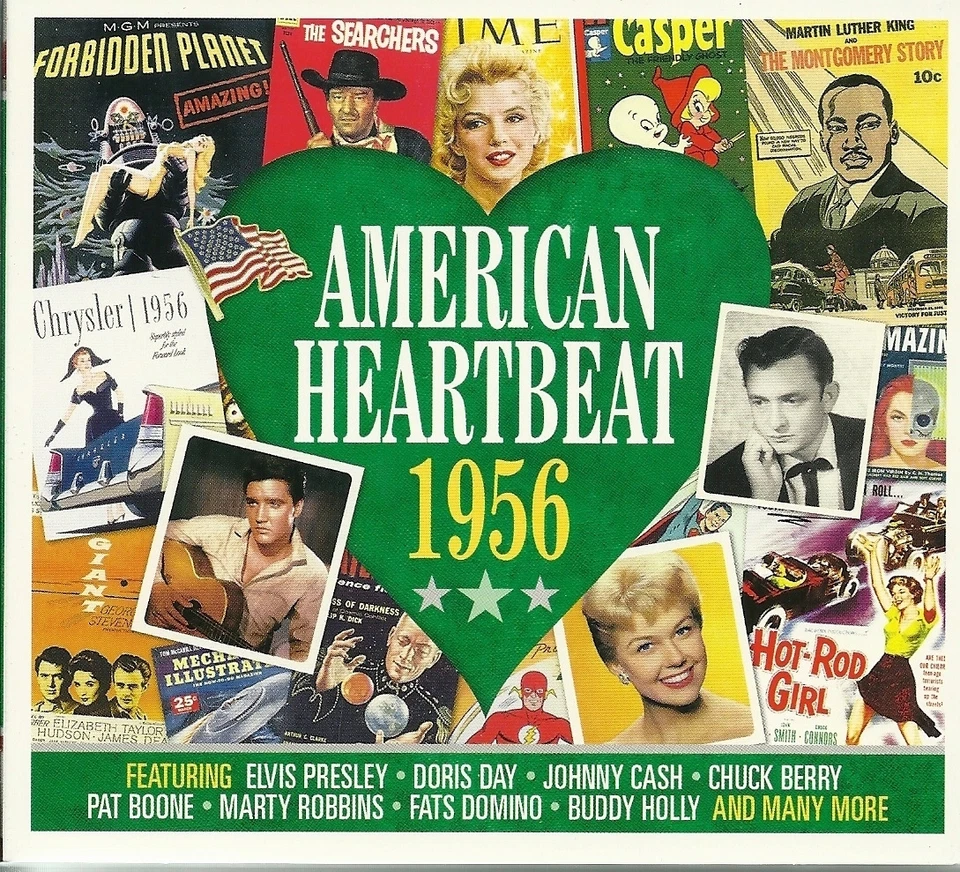 AMERICAN HEARTBEAT 1956 - 2 CD BOX SET - CHUCK BERRY & MORE - Image 1 of 1