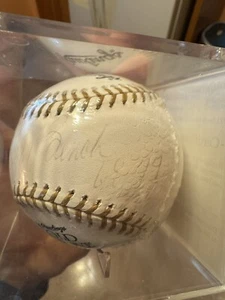 CINCINNATI REDS JOHNNY BENCH AUTOGRAPHED SIGNED MLB HALL OF FAME BASEBALL PSA - Picture 1 of 4
