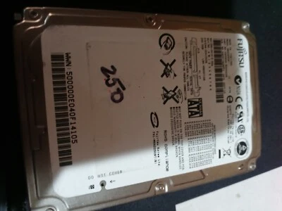 MHX2250BT GENUINE FIJITSU LAPTOP HARD DRIVE 250GB 4200RPM SATA(GRADE A)(CA215) - Image 1 of 3
