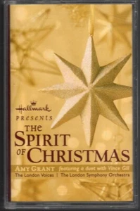 Hallmark The Spirit Of Christmas 2001 Amy Grant Vince Gill Cassette Free Ship - Picture 1 of 3