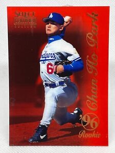 Chan Ho Park 1996 Select Certified Edition Rookie #120 Red w/ Protective Peel