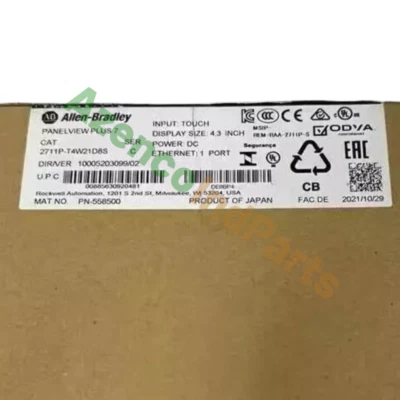 NEW Sealed Allen Bradley 2711P-T4W21D8S Panelview Plus 7 Touchscreen FEDEX/DHL - Image 1 of 3
