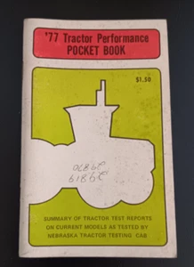 1977 Tractor Performance Pocketbook Test Reports by Nebraska Testing Cab - Picture 1 of 2